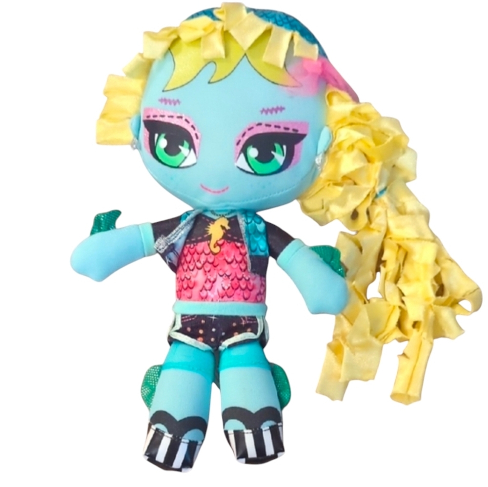 Monster High Lagoona Blue Freaky & Fabulous Plush Doll G1 Mattel 2010